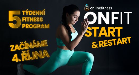 ONFIT START & RESTART: 5-Týdenní program pro začátečníky začíná už 4. října