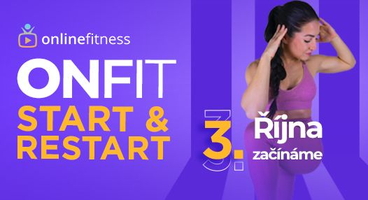 ONFIT START & RESTART: 5 týdenní program pro začátečníky začíná už 3. října